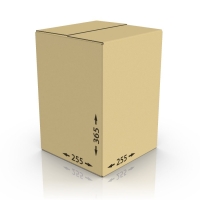 Картонная коробка 255*255*365 мм Т-22 бур.