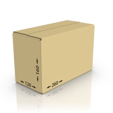 Картонная коробка 260*120*160 мм Т-22 бур.