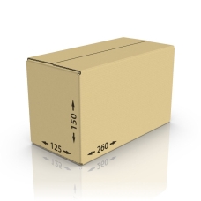 Картонная коробка 260*125*150 мм Т-23 бур