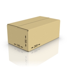 Картонная коробка 260*145*95 мм Т-22 бур.