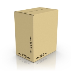 Картонная коробка 260*170*310 мм Т-21 бур.