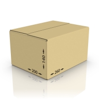 Картонная коробка 260*200*140 мм Т-21 бур