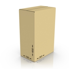 Картонная коробка 265*160*400 мм Т-23 бур.