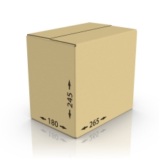 Картонная коробка 265*180*245 мм Т-23 бур.