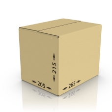 Картонная коробка 265*205*215 мм Т-23 бур.