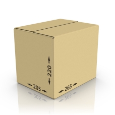 Картонная коробка 265*205*220 мм Т-22 бур.