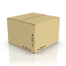 Картонная коробка 265*255*175 мм Т-22 бур.