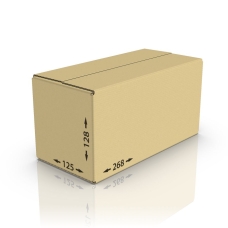 Картонная коробка 268*125*128 мм Т-24 бур.