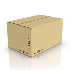 Картонная коробка 270*180*140 мм Т-23 бур.