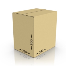 Картонная коробка 280*220*300 мм Т-22 бур.