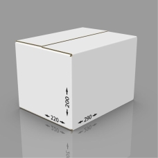 Картонная коробка 290*220*200 мм Т-23 бел.