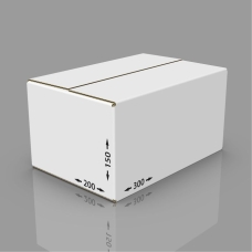 Картонная коробка 300*200*150 мм Т-24 белый