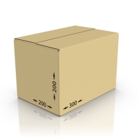 Картонная коробка 300*200*200 мм, Т-23 бур.