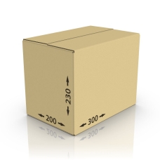 Картонная коробка 300*200*230 мм Т-23 бур.