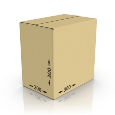 Картонная коробка 300*200*300 мм, Т-23 бур.