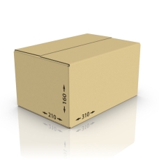 Картонная коробка 310*210*160 мм, Т-22 бур.