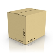 Картонная коробка 310*240*260 мм, Т-22 бур.