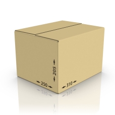 Картонная коробка 310*250*205 мм Т-23 бур.