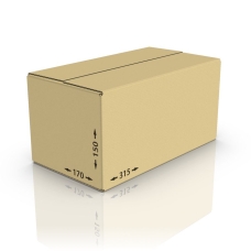 Картонная коробка 315*170*150 мм, Т-23 бур.