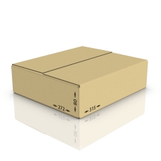 Картонная коробка 315*272*80 мм, Т-24 бур.