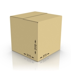 Картонная коробка 315*315*310 мм Т-22 бур.