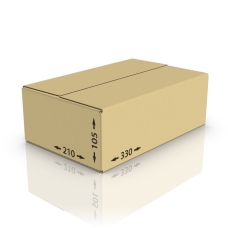 Картонная коробка 330*210*105 мм Т-23 бур.