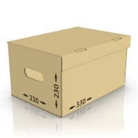 Короб архивный с крышкой 330*230*230 A4, Т-23