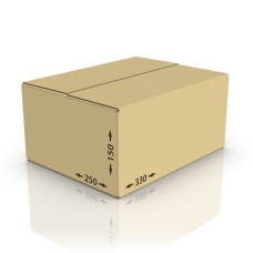 Картонная коробка 330*250*150 мм, Т-23 бур.