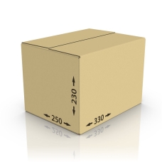Картонная коробка 330*250*230 мм, Т-23 бур.
