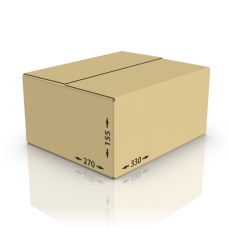 Картонная коробка 330*270*155 мм Т-21 бур.