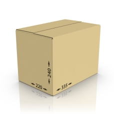 Картонная коробка 335*220*240 мм Т-23 бур.
