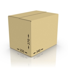 Картонная коробка 340*250*270 мм Т-22 бур.