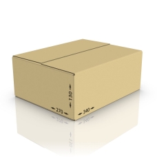 Картонная коробка 340*270*130 мм, Т-21 бур.