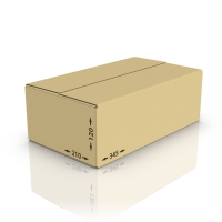 Картонная коробка 345*210*120 мм, Т-21 бур.