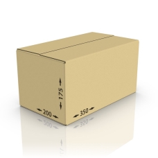 Картонная коробка 350*200*175 мм, Т-23 бур.