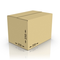 Картонная коробка 350*250*250 мм Т-23 бурый