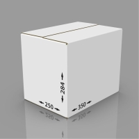Картонная коробка 350*250*284 мм Т-23 бел