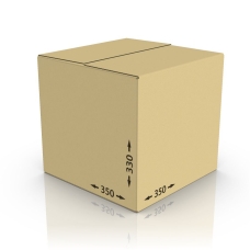 Картонная коробка 350*350*330 мм, Т-23 бур.