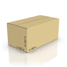 Картонная коробка 360*205*165 мм, Т-23 бур.