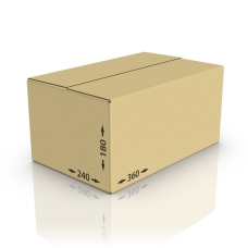 Картонная коробка 360*240*180 мм, бур.