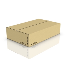 Картонная коробка 360*240*80 мм, Т-22 бур.