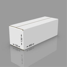 Картонная коробка 400*130*130 мм Т-23 белый