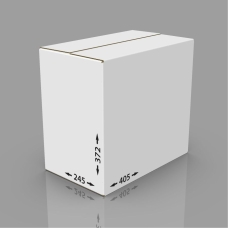 Картонная коробка 405*245*372 мм, Т-23 бел.