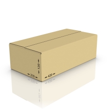 Картонная коробка 420*210*120 мм, Т-23 бур.