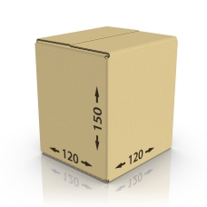 Картонная коробка 135*120*150 мм Т-23 бурый Картонная коробка 135*120*150 мм Т-23 бурый