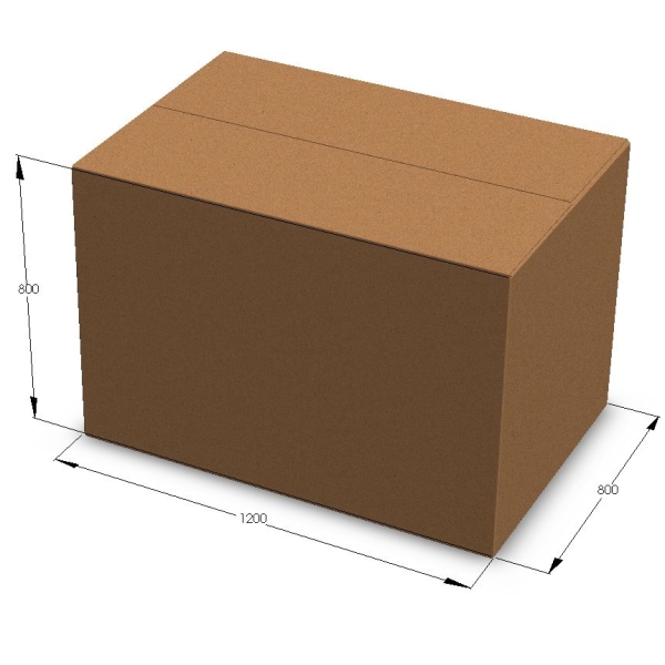 Картонная коробка 1200×800×800 мм П-33