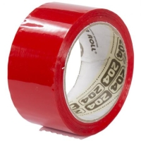 Скотч цв. 48мм*66м*43 мкм, красный