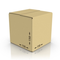 Картонная коробка 150*150*150 мм Т-23 бурый